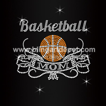 Basketball Mom Rhinestone Hotfix Motifs Basketball Mom Rhinestone Hotfix Motifs